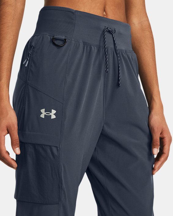 Women's UA Launch Trail Pants in Gray image number 4